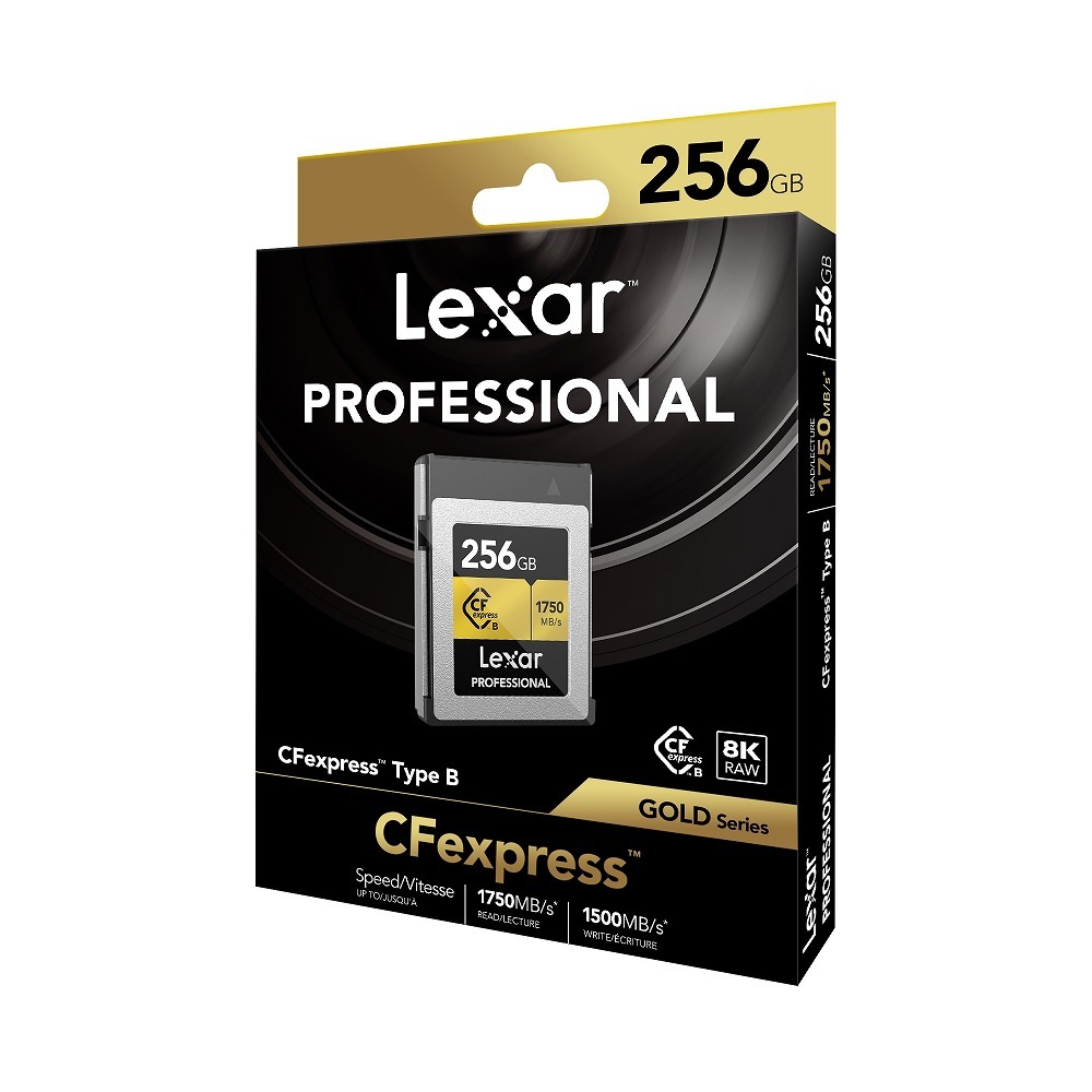 LEXAR CFexpressカード Type-B GOLD (256GB) LCXEXPR256G-RNENJ