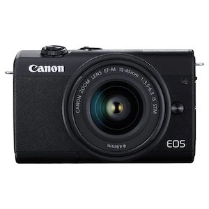 キヤノン ミラーレス一眼カメラ「EOS M200」レンズキット（ブラック） EOSM200BK1545ISSTMLK